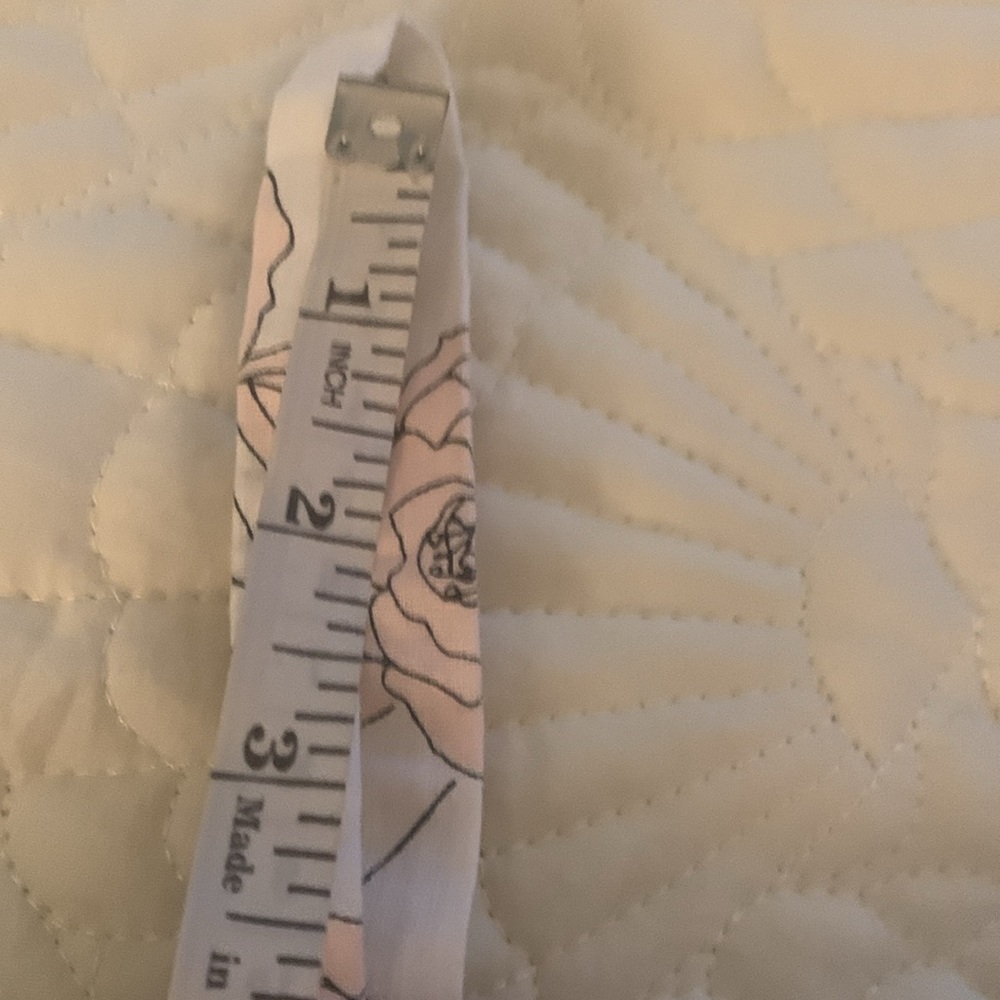 Hope and Henry girls dress. Cream w/ pink rose pattern. Ruffle top lined size 10 - Picture 10 of 14